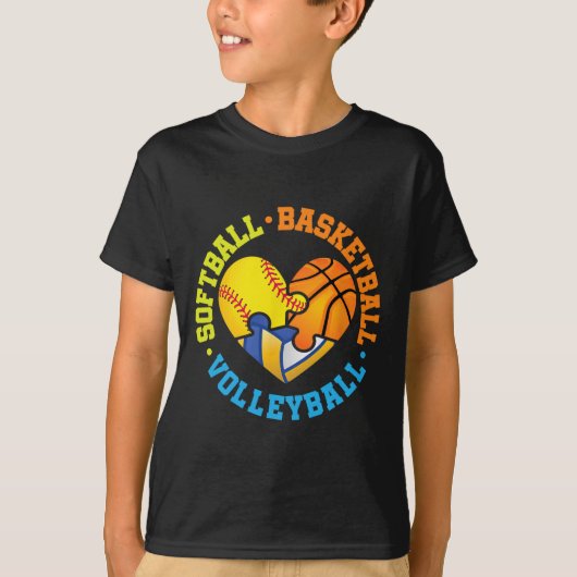 Softll Sketll Volleyll T-shirt (Voorkant)