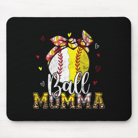 Softll Verkopen LL Momma Ndana Luipaard Moederdag Muismat (Voorkant)