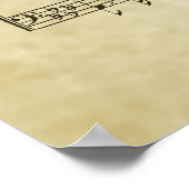 Softly and Tenderly Gospel Sheet Music Poster (Hoek)