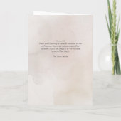 Softly Painted Photo Memorial Program Programma (Achterkant)