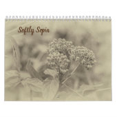 Softly Sepia Calendar Kalender (Hoes)
