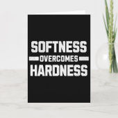 Softness Overcomes Hardness. Yielding To Strength  Kaart (Voorkant)