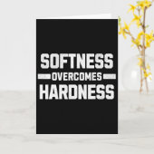 Softness Overcomes Hardness. Yielding To Strength  Kaart (Gele Bloem)