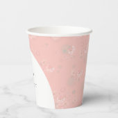 Softness Tea Rozen Weddenschap Welkom Papieren Bekers (Achterkant)