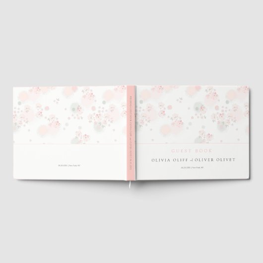 Softness Tea Rozen Wedding Gastenboek (Volledig)
