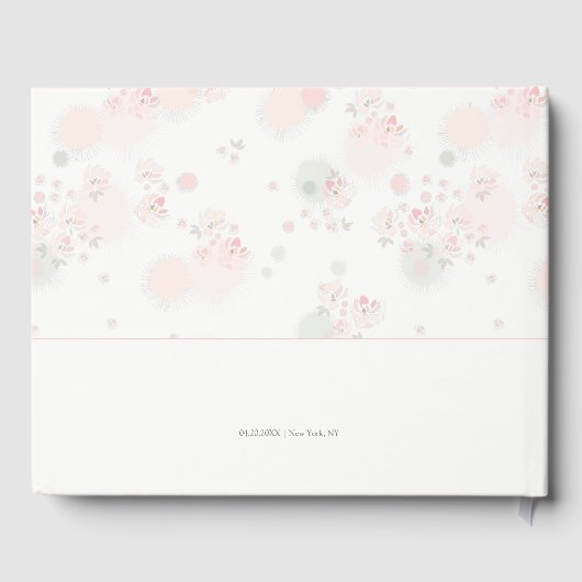 Softness Tea Rozen Wedding Gastenboek (Achterkant)