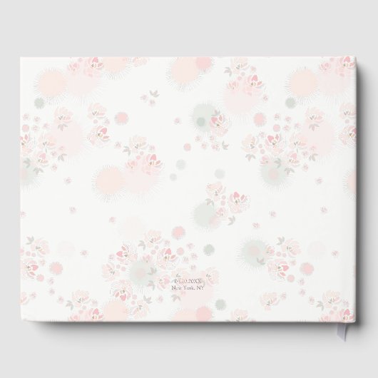 Softness Tea Rozen Wedding Gastenboek (Achterkant)