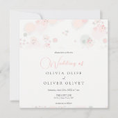 Softness Tea Rozen Wedding Kaart (Voorkant)