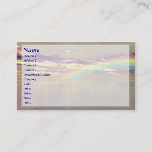 Softproductkaarten Visitekaartje (Voorkant)