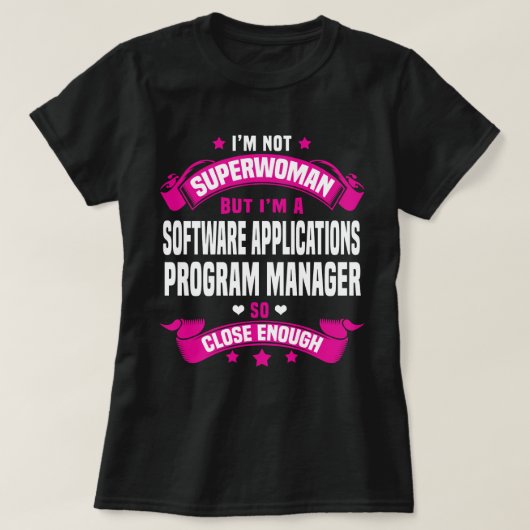Software Applications Program Manager T-shirt (Design voorkant)