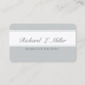 Software Consultant Tech Two Bands Unique Plain Visitekaartje (Voorkant)