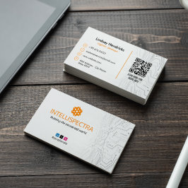 Software Developer Business | Modern Eenvoudig Wit Visitekaartje