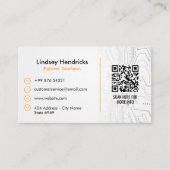 Software Developer Business | Modern Eenvoudig Wit Visitekaartje (Voorkant)