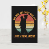 Software Developer Computer Programmer Dad Kaart (Gele Bloem)