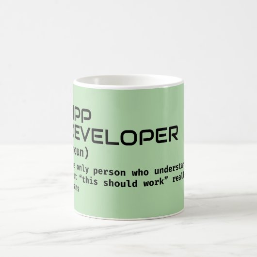 Software Developer Definition Coffee-Mok Koffiemok (Center)