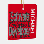 Software Developer Extraordinaire CUSTOM Keramisch Ornament (Rechts)