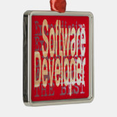 Software Developer Extraordinaire Metalen Ornament (Rechts)
