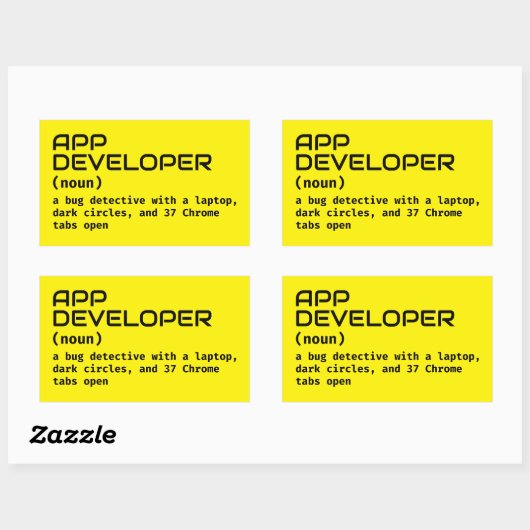 Software Developer Humor Sticker (Vel)