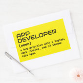 Software Developer Humor Sticker (Envelop)