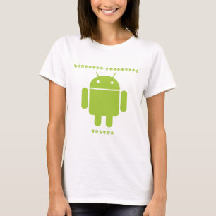 Software Developer Inside (bogen Droid Font Letter T-shirt