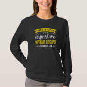 Software Developer Job Title Employee Software Dev T-shirt (Voorkant)