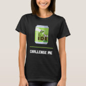 Software Developer Light IDE Theme Challenge Me T-shirt (Voorkant)