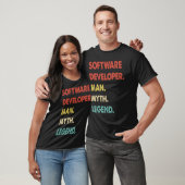 Software Developer Man Myth Legend 1 T-shirt (Unisex)