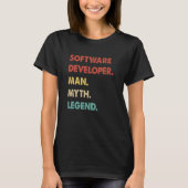 Software Developer Man Myth Legend  1 T-shirt (Voorkant)