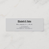 Software Developer Mini Visitekaartje (Achterkant)