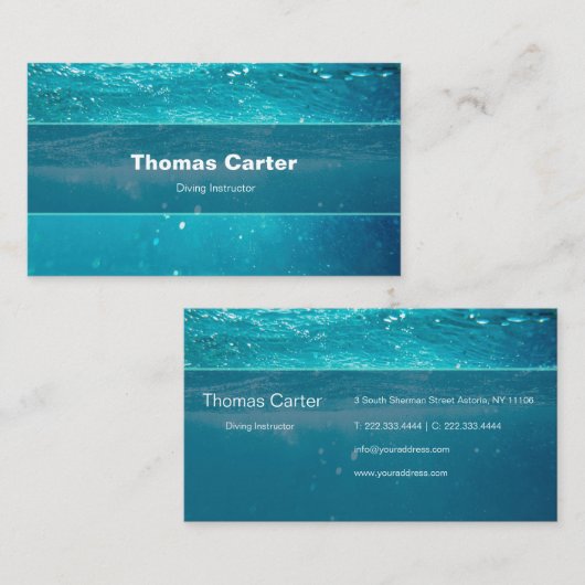 Software Developer Programer International Card Visitekaartje (Voorkant / Achterkant)