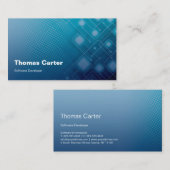 Software Developer Programer International Card Visitekaartje (Voorkant / Achterkant)