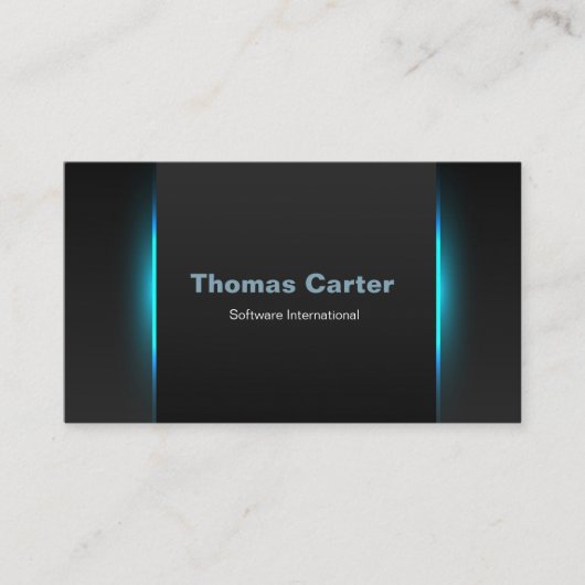 Software Developer Programer International Card Visitekaartje (Voorkant)
