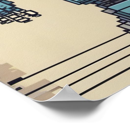 Software Developer Programmer Coding Tech Geek Com Poster (Hoek)