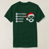 Software Developer Secret Santa Funny Desi T-shirt (Design voorkant)