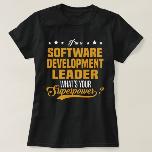 Software Development Leader T-shirt (Design voorkant)