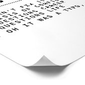 Software Development Process Funny Developers Poster (Hoek)