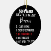 Software Development Process Python Programmer Keramisch Ornament (Rechts)