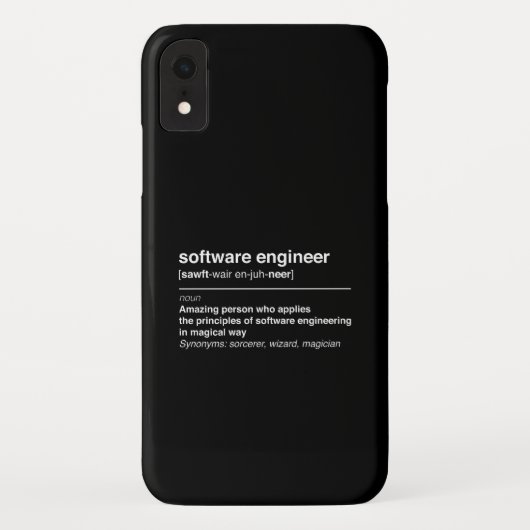 Software engineer Case-Mate iPhone case (Achterkant)