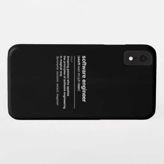 Software engineer Case-Mate iPhone case (Achterkant (horizontaal))