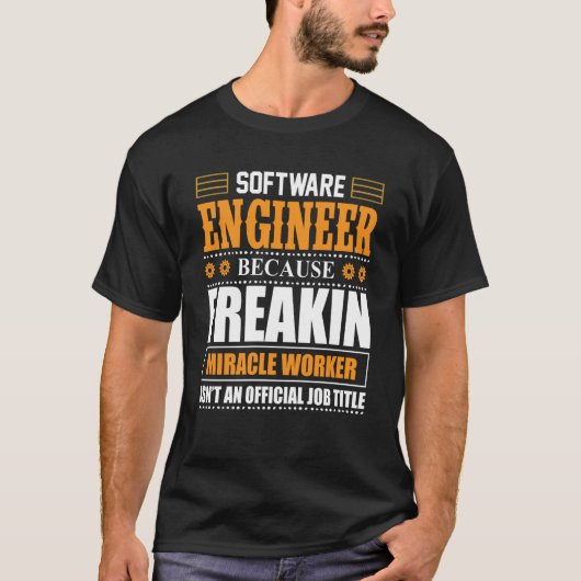 Software Engineer Coder Programmer 5 T-shirt (Voorkant)