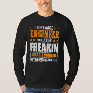 Software Engineer Coder Programmeur 5 T-shirt