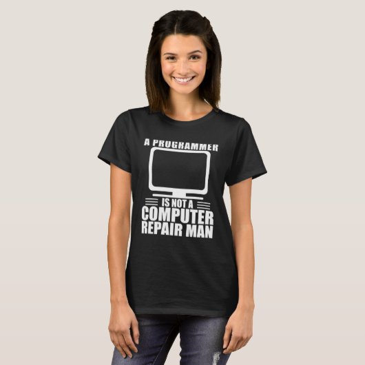 Software Engineer Computer Programmeur Computer Re T-shirt (Voorkant volledig)