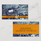 Software engineer, computer Visitekaartje (Voorkant / Achterkant)