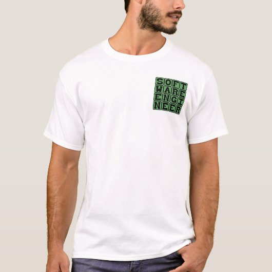 Software-engineer, computerberoep t-shirt (Voorkant)