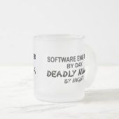 Software engineer Deadly Ninja Matglas Koffiemok (Voorkant rechts)