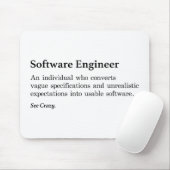 Software Engineer Definition Muismat (Met muis)