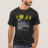 Software Engineer Definition Shirt Coder Definitio (Voorkant)