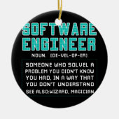 Software Engineer Developer Definition Keramisch Ornament (Voorkant)