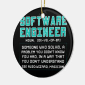 Software Engineer Developer Definition Keramisch Ornament (Links)