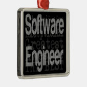 Software engineer extraordinaire metalen ornament (Rechts)